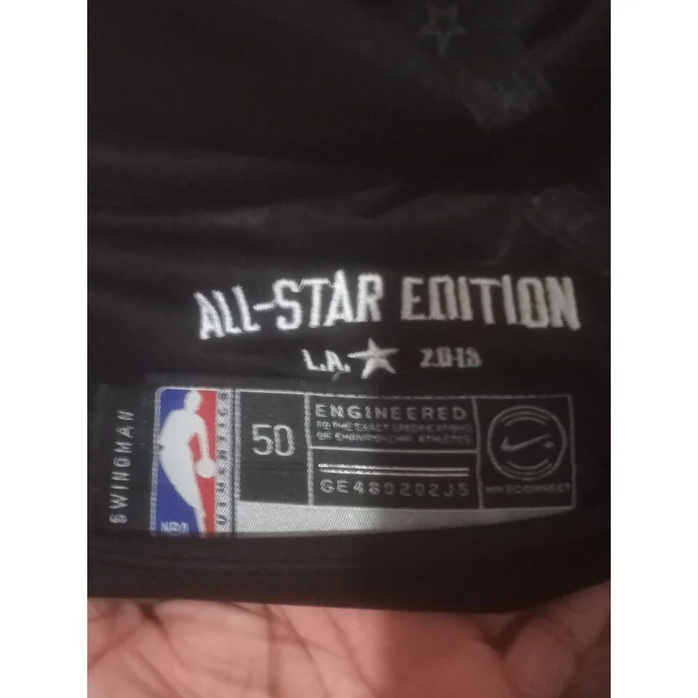 Anthony Davis Nike 2018 All Star Game Jersey Size 50 (Medium M) Swingman Black - Picture 6 of 10